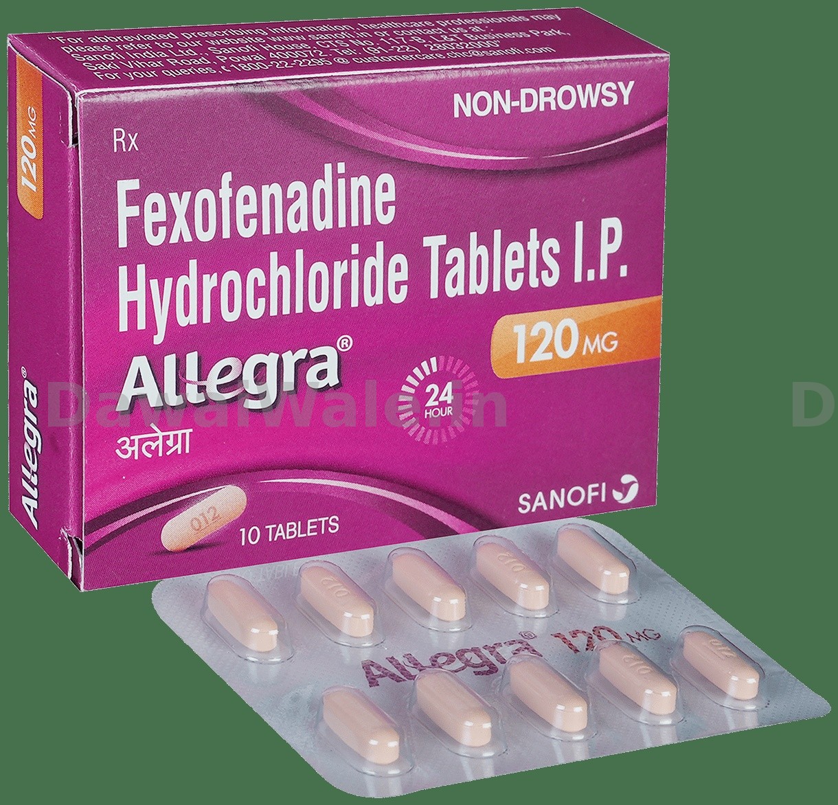 Allegra 120 Strip of 10 Tab