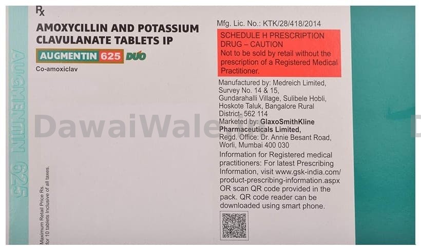 Augmentin 625 Tab