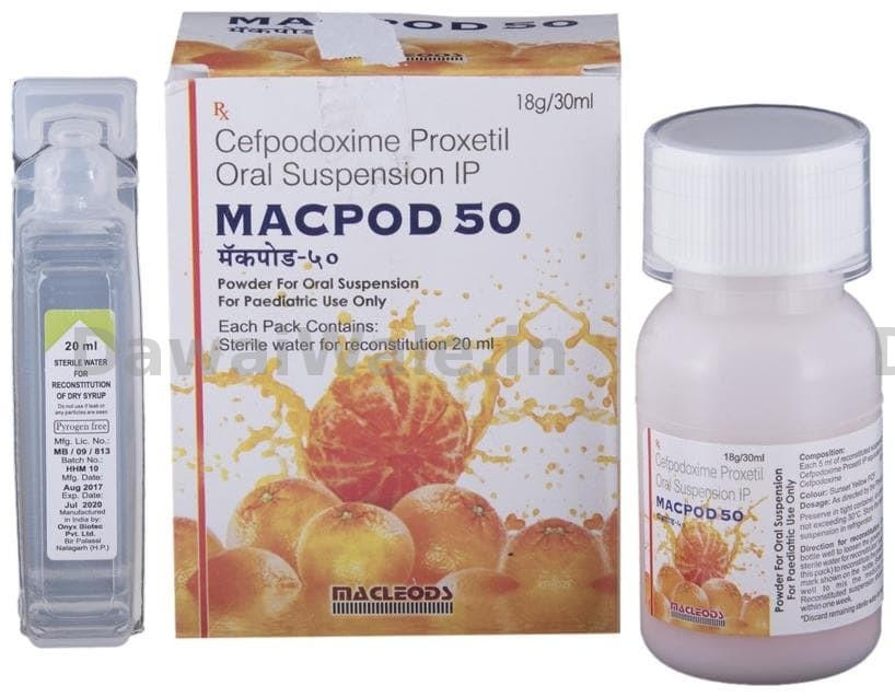 MACPOD 50 DRY SYRUP