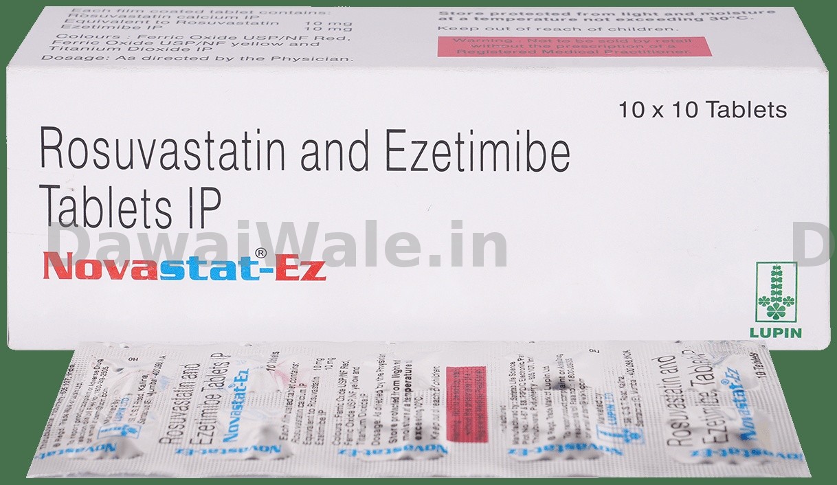 Novastat Ez strip of 10 Tab