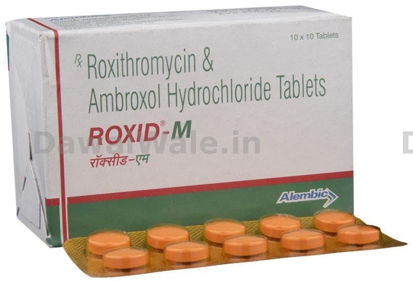 Roxid M strip of 15 Tab